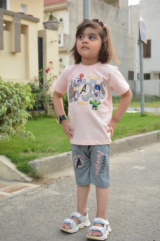 Avengers Kids T-Shirt & Short Set - HH6