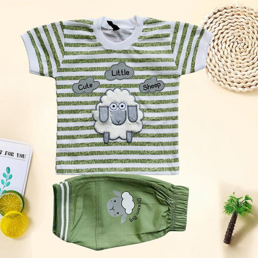 Kid's Premium Sheep Shirt & Shorts Set - HH18