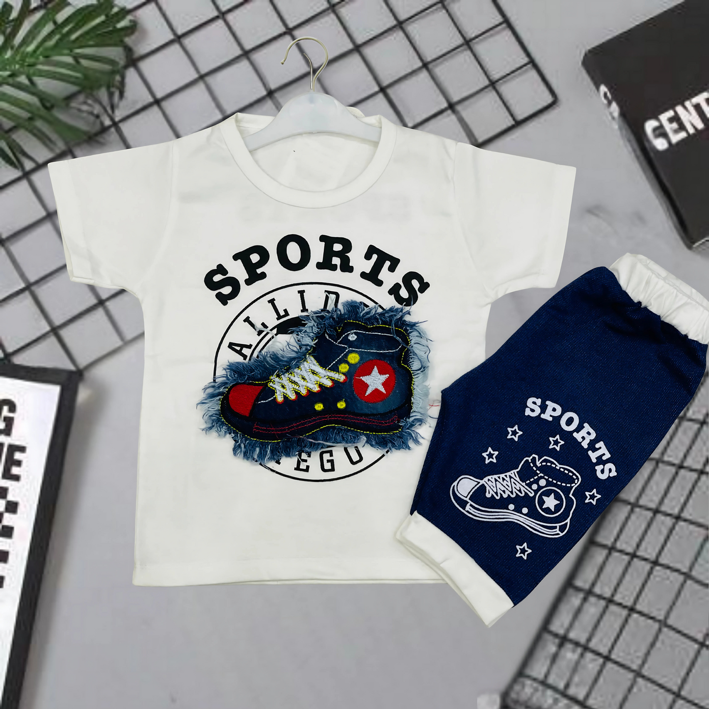 Kid's Sports Shirt & Shorts Set - HH42