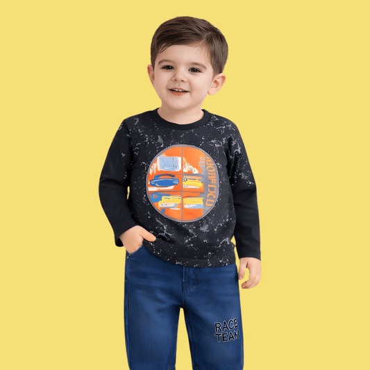 Kid's Wanted Full Sleeves Set - MA5