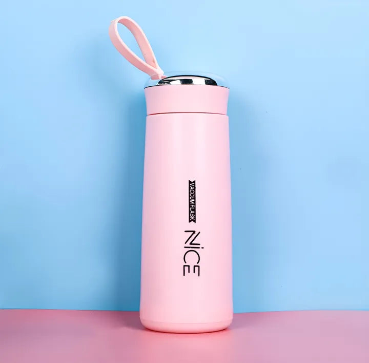 Stylish 400ml Glass Water Bottle for Girls & Boys. Perfect for School, Gym, and Office