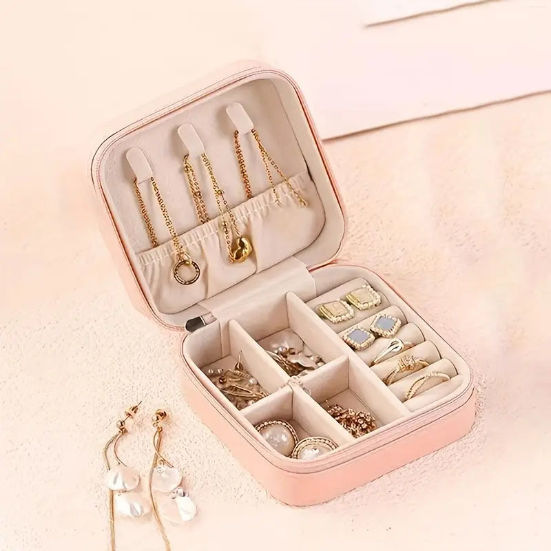 Latest Leather Jewelry Organizer Box , for Travelling Leather Box , Hair Accessories