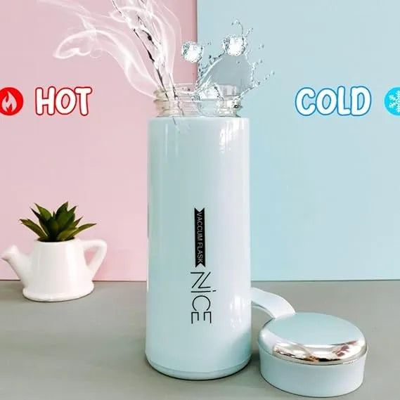 Stylish 400ml Glass Water Bottle for Girls & Boys. Perfect for School, Gym, and Office