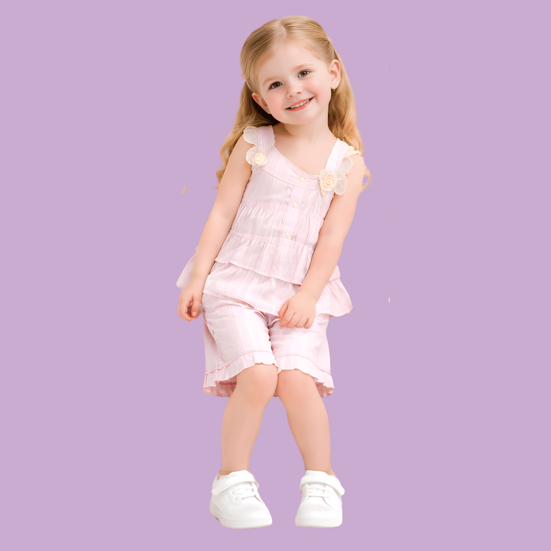 Girls Western Frock 2Pc - HH26