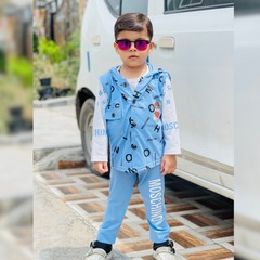 Kid's 3 Piece Full Sleeves Set With Cap - MA1
