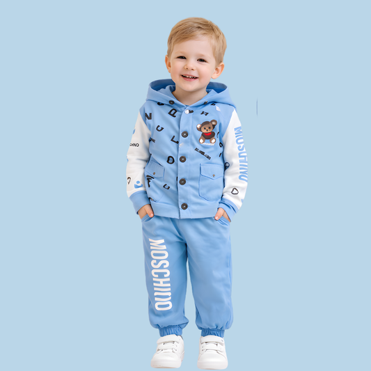 Kid's 3 Piece Full Sleeves Set With Cap - MA1