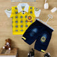 Eid Collection Kid's T - Shirt & Shorts Set - HH25