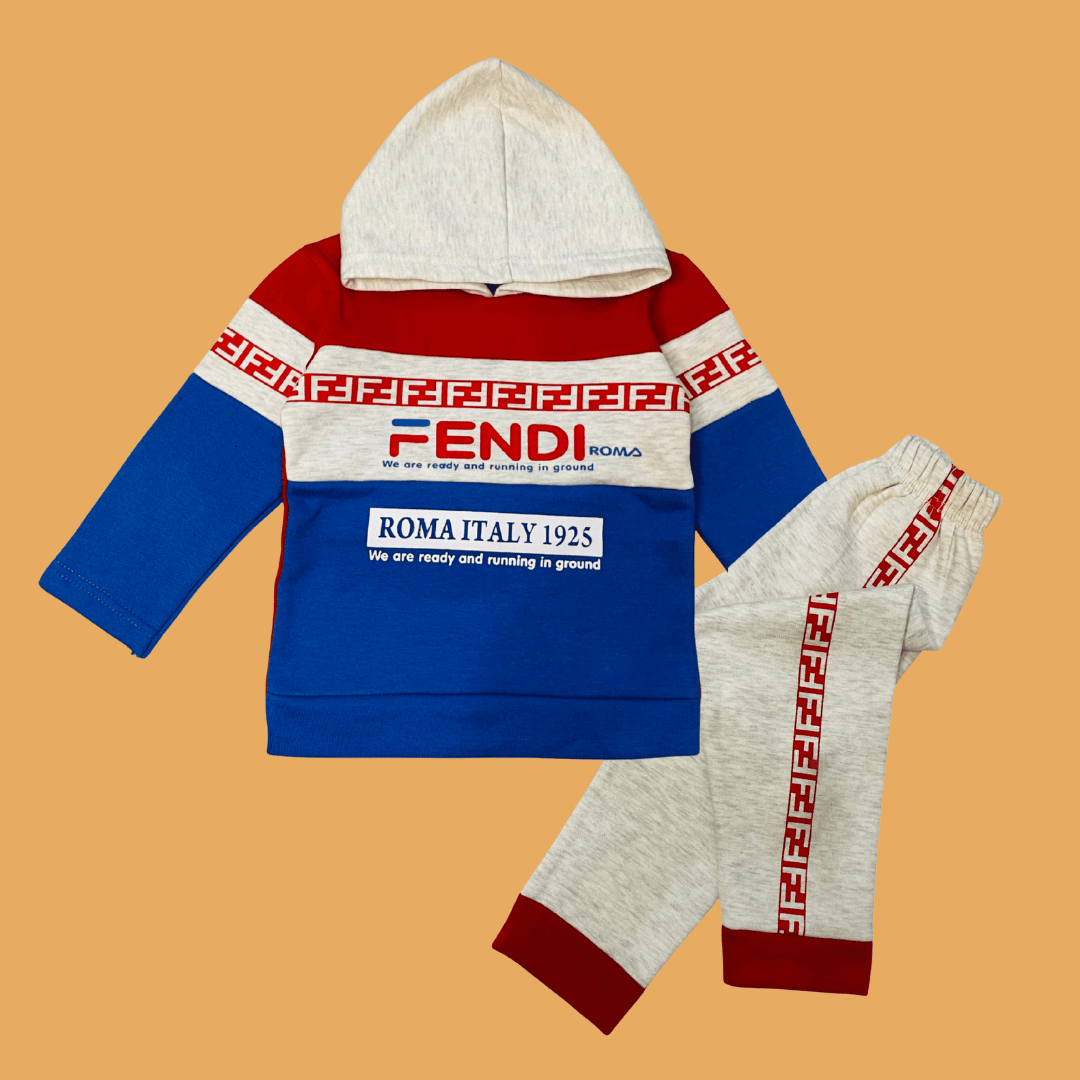 Stylish Warm & Trendy Kids Hooded Tracksuit Outfit – MA15