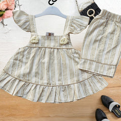 Girls Western Frock 2Pc - HH26