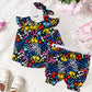 Princess 2 Pcs Multicolour Frock  - HH13