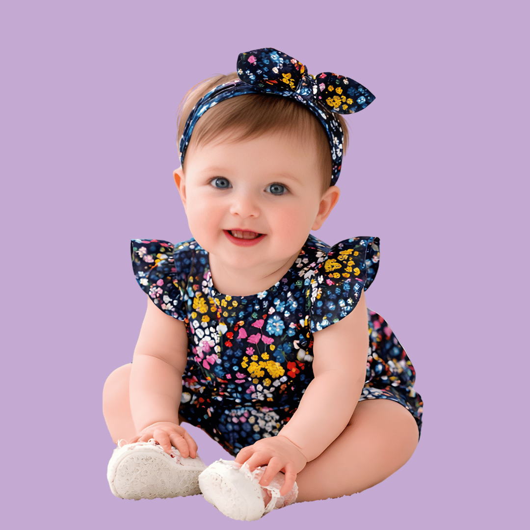 Princess 2 Pcs Multicolour Frock  - HH13