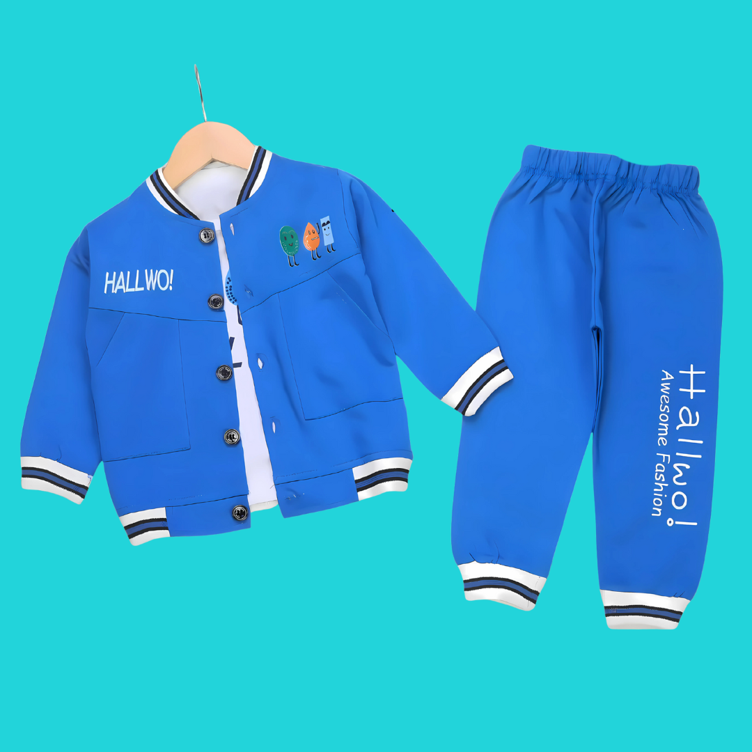 Hallwo Awesome 3PC Jacket T-Shirt Pant Outfit - MA13