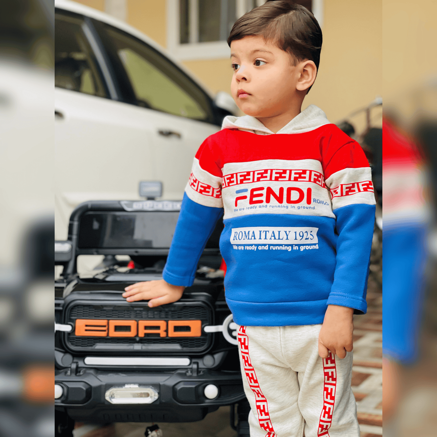 Stylish Warm & Trendy Kids Hooded Tracksuit Outfit – MA15