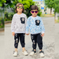 Stylish Bear Pocket Sweatshirt with Comfortable Jogger Pants - MA6