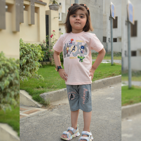 Avengers Kids T-Shirt & Short Set - HH6