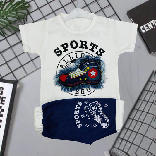 Kid's Sports Shirt & Shorts Set - HH42