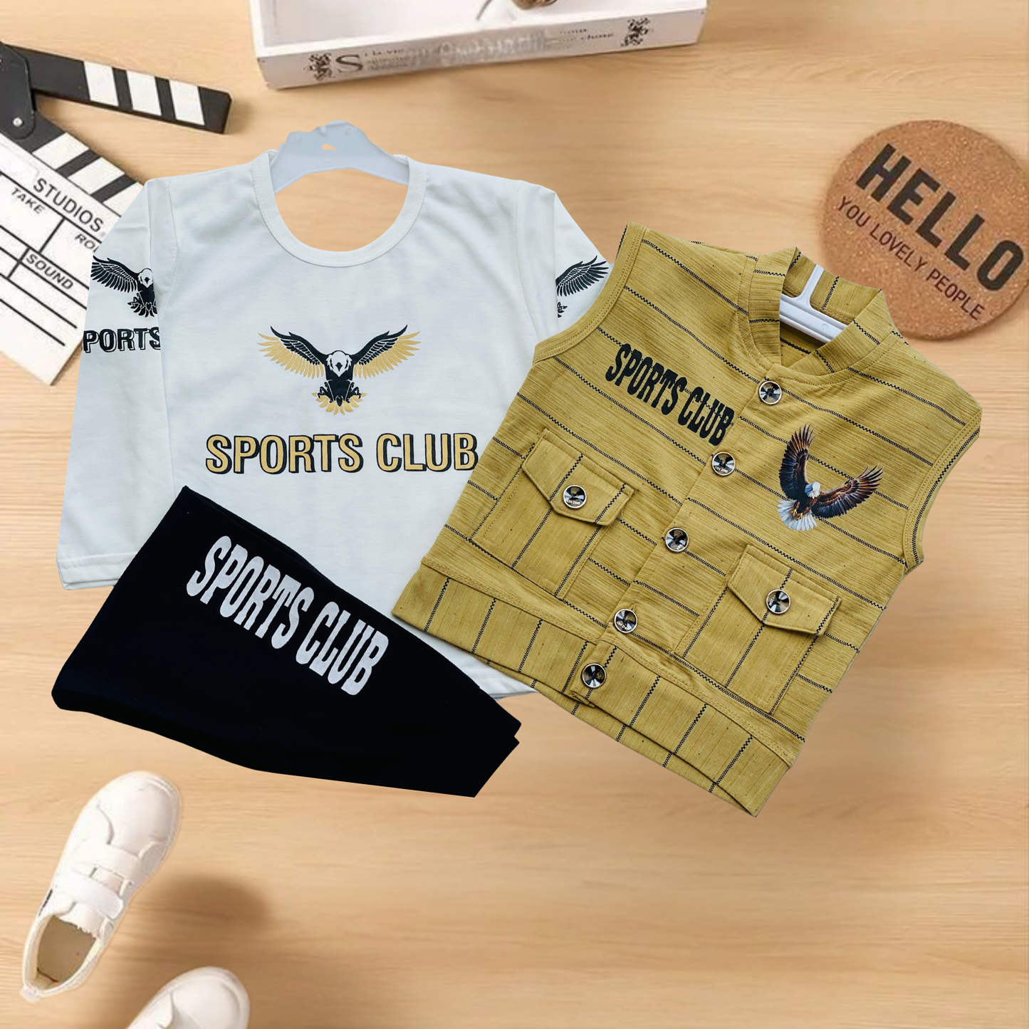 Kid's 3 Piece Full Sleeves Set - MA4