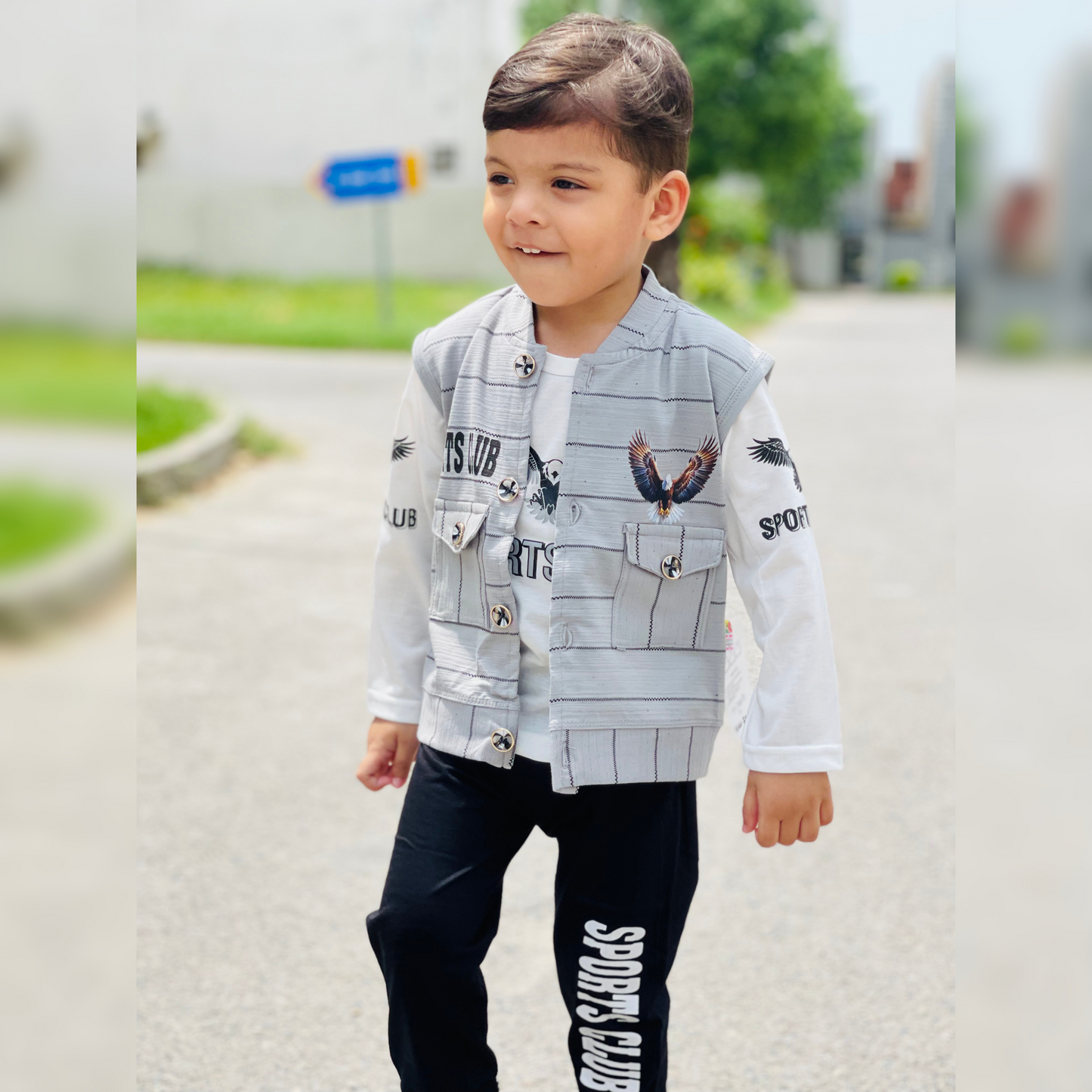 Kid's 3 Piece Full Sleeves Set - MA4