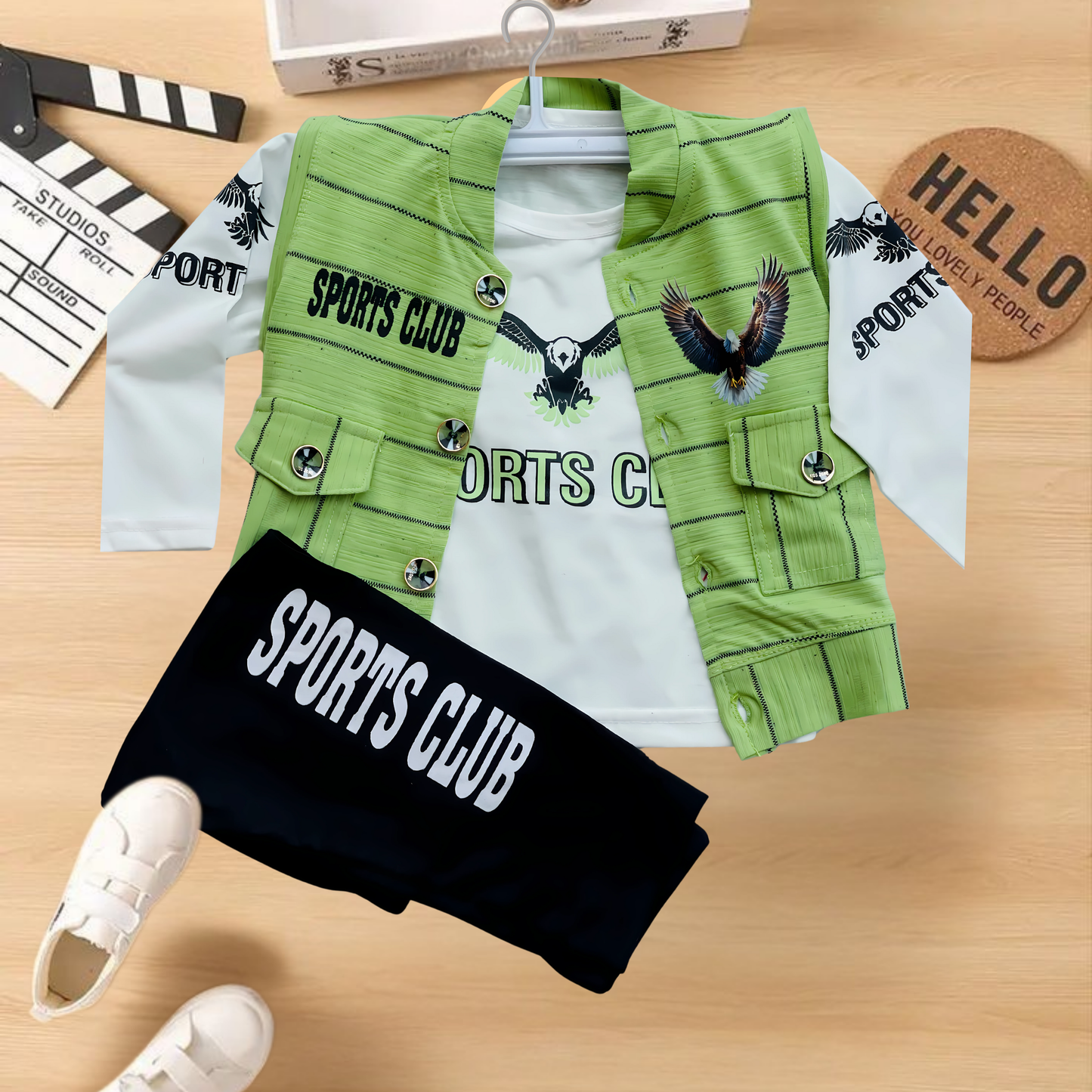 Kid's 3 Piece Full Sleeves Set - MA4