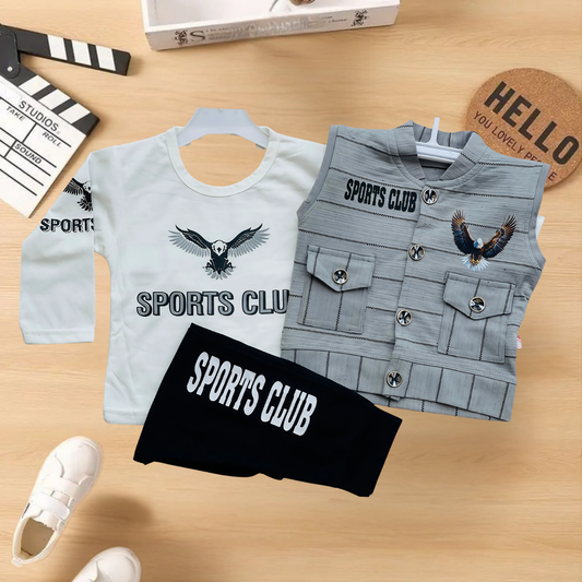 Kid's 3 Piece Full Sleeves Set - MA4