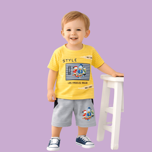 Kid's  Premium Shirt & Shorts Set - HH31