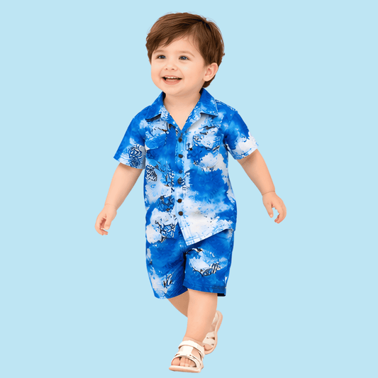 Kids Printed Track Suit Set - HH10
