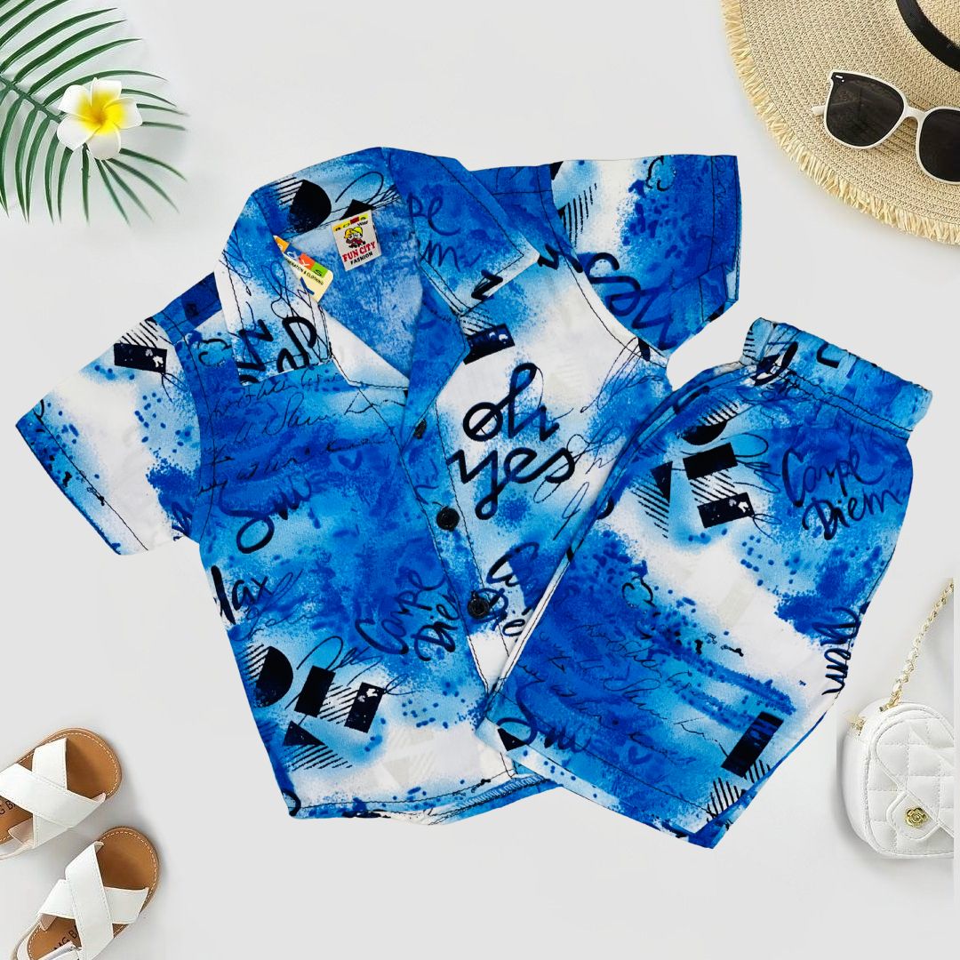 Kids Printed Track Suit Set - HH10