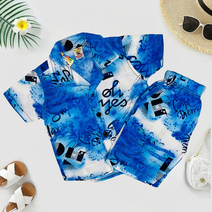 Kids Printed Track Suit Set - HH10