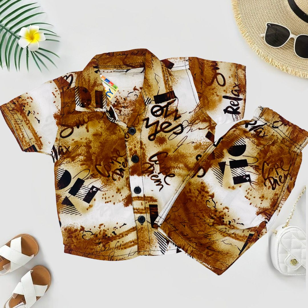 Kids Printed Track Suit Set - HH10