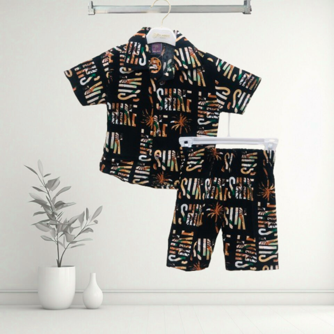 Kids Printed Track Suit Set - HH5