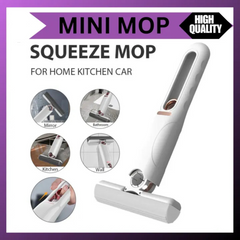Portable Mini Mop Self Squeeze Mini Mop Cleaner for Kitchen Floor Cleaner Mop, Car, Window Wall.