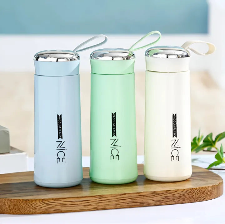 Stylish 400ml Glass Water Bottle for Girls & Boys. Perfect for School, Gym, and Office